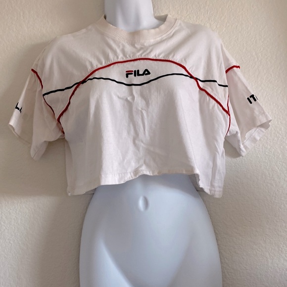 White FILA crop top - Picture 1 of 2